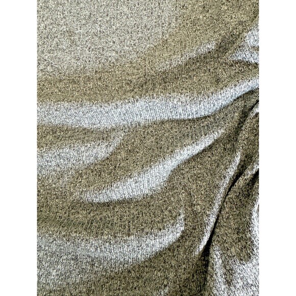 Calvin Klein Women's Sleeveless Metallic Mock-Neck Knit Top Gray Silver Large - Picture 4 of 6